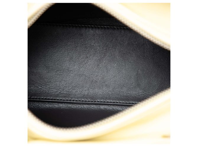 Dior Yellow Medium Embroidered Lambskin Microcannage Lady Dior Giallo - vista 4