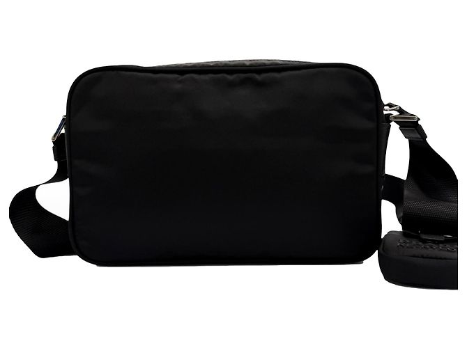 Prada Borsa crossbody in Re-Nylon nera Nero - vista 2