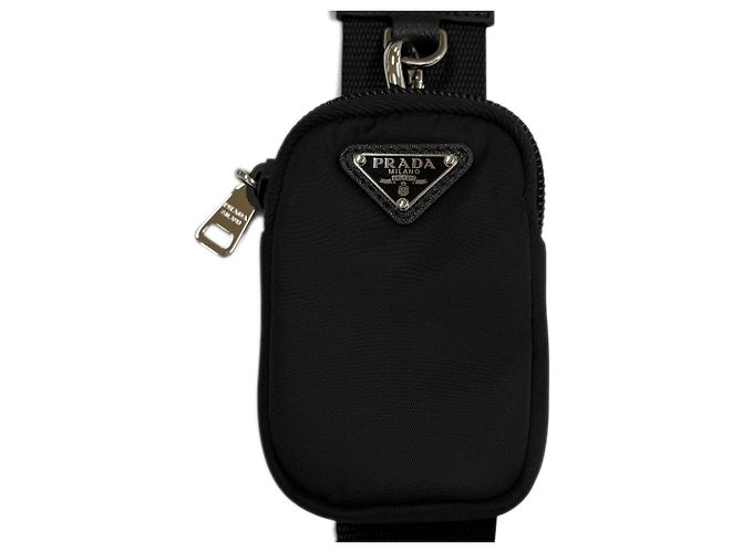 Prada Borsa crossbody in Re-Nylon nera Nero - vista 4