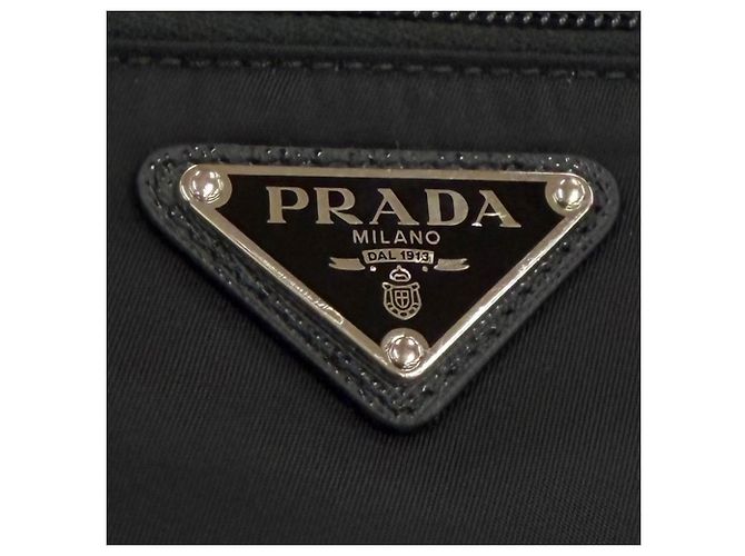 Prada Borsa crossbody in Re-Nylon nera Nero - vista 7