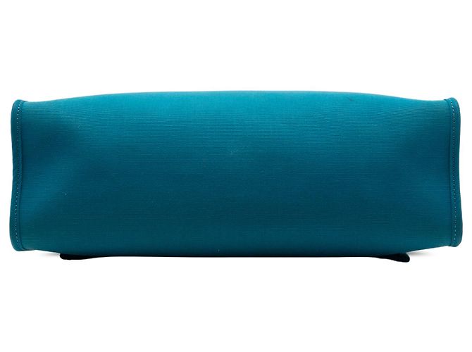Hermès Blue Toile Herbag Zip 31 - vista 3