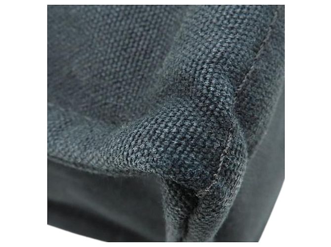 Hermès Black Canvas Fourre Tout PM Nero - vista 13