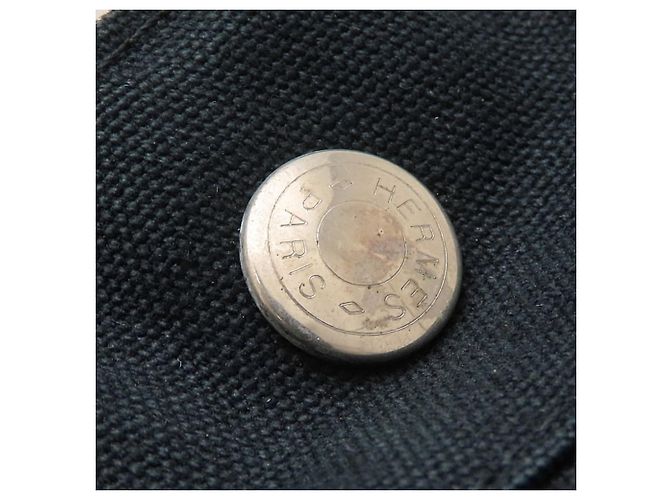Hermès Black Canvas Fourre Tout PM Nero - vista 5