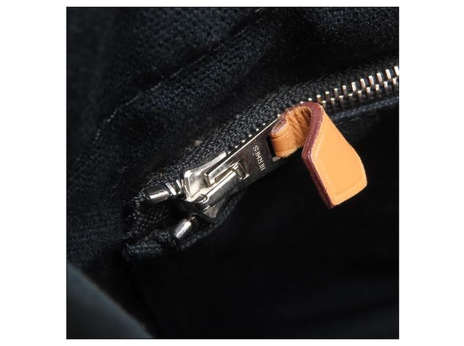 Hermès Black Canvas Fourre Tout PM Nero - vista 6