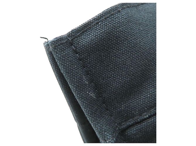 Hermès Black Canvas Fourre Tout PM Nero - vista 9