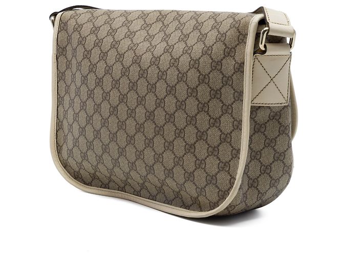 Borsa a tracolla Gucci Beige GG Supreme - vista 2