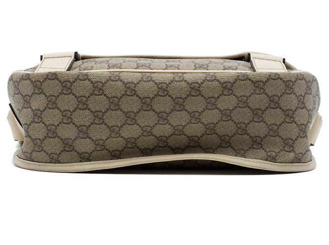 Borsa a tracolla Gucci Beige GG Supreme - vista 3