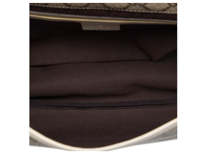 Borsa a tracolla Gucci Beige GG Supreme - vista 4