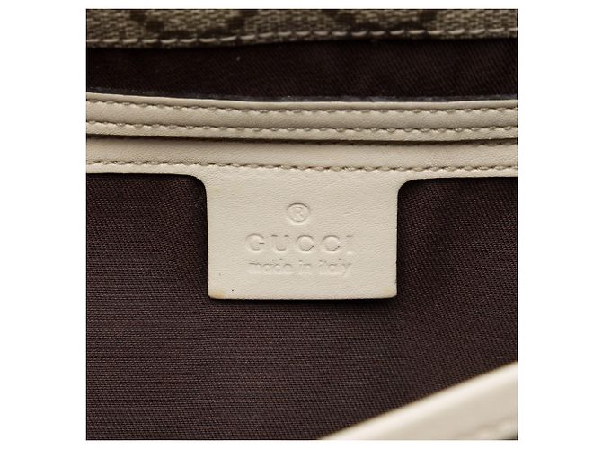 Borsa a tracolla Gucci Beige GG Supreme - vista 5