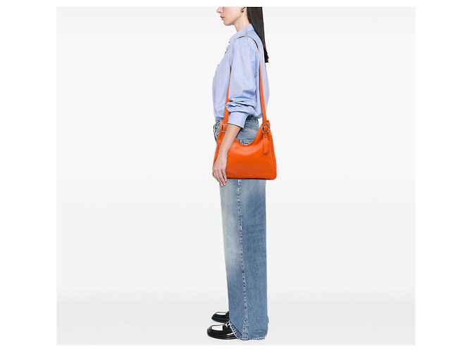 Hermès Orange Swift Massai Cut 32 Naranja - vista 6