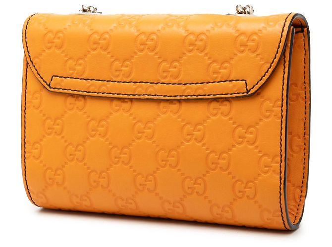 Gucci Mini Guccissima Emily Crossbody Arancione - vista 2