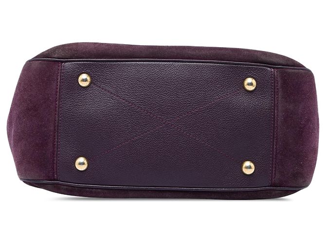 Louis Vuitton Purple Monogram Empreinte Audacieuse MM Porpora - vista 3
