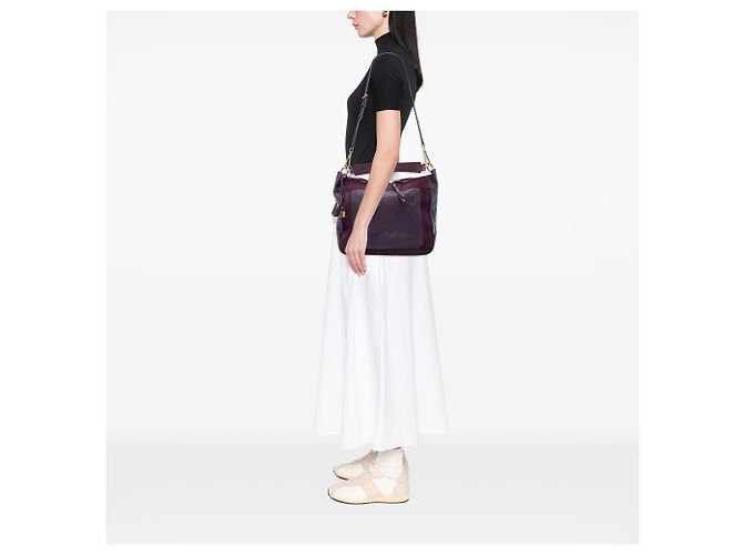 Louis Vuitton Purple Monogram Empreinte Audacieuse MM Porpora - vista 6