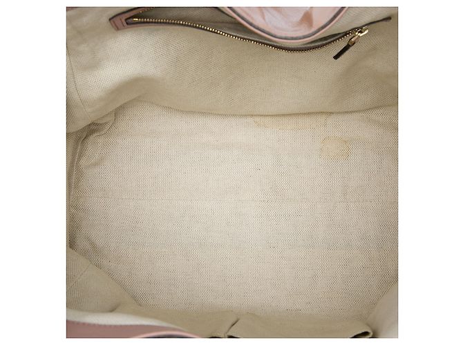Gucci Soho Cellarius Tote Medium Lackleder Braun Fleisch - Ansicht 4