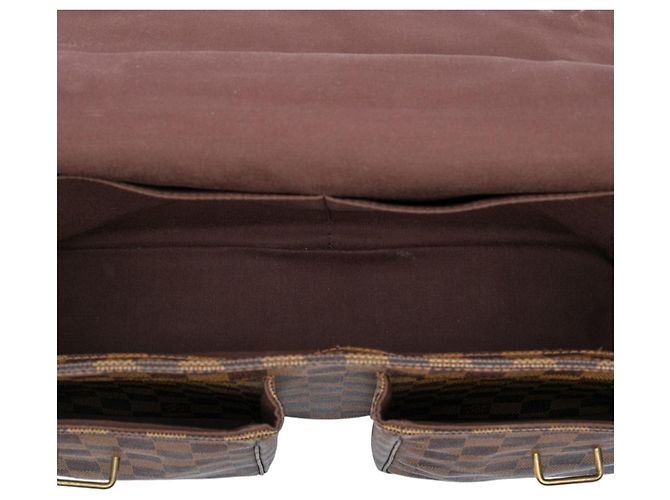 Louis Vuitton Brown Damier Ebene Broadway Castaño - vista 4