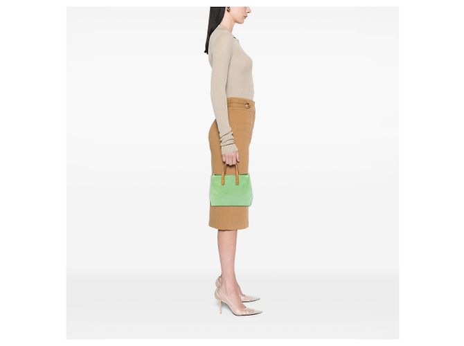 Louis Vuitton Green Monogram Vernis Reade PM Verde Verde chiaro - vista 6
