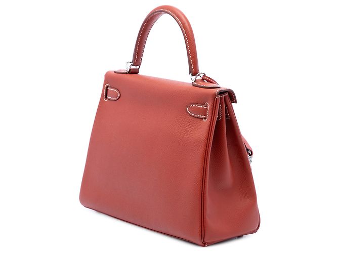Hermès Red Epsom Kelly II Sellier 28 Rosso - vista 2