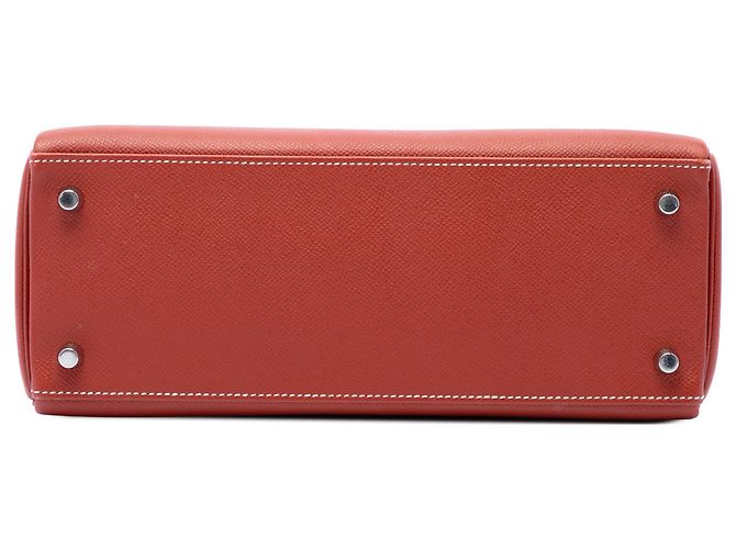 Hermès Red Epsom Kelly II Sellier 28 Rosso - vista 3