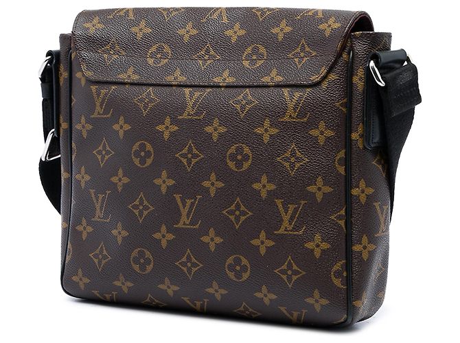 Louis Vuitton Brown Monogram Macassar District PM Marrone - vista 2