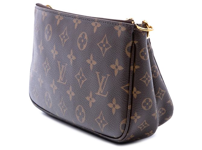 Louis Vuitton Brown Monogram Multi Pochette Accessoires Marrone - vista 2