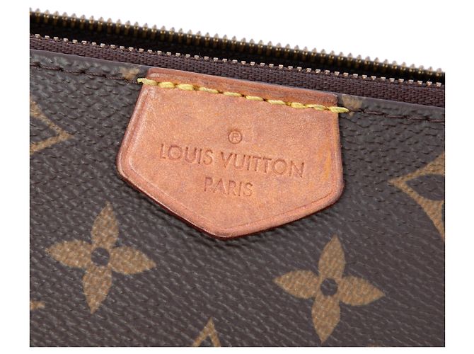 Louis Vuitton Brown Monogram Multi Pochette Accessoires Marrone - vista 5