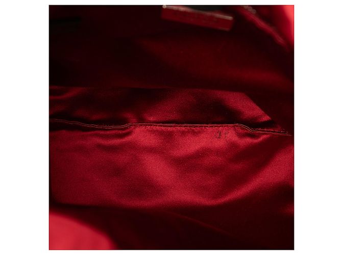 Borsa Hobo Prada in Tessuto nera con manico di perle Nero - vista 4