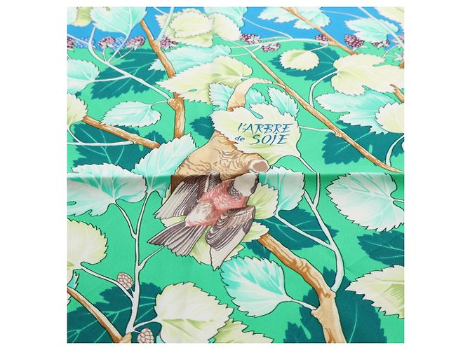 Hermès Black L Arbre de Soie Seidentuch 90 - Ansicht 2