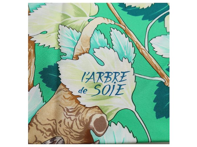 Hermès Black L Arbre de Soie Seidentuch 90 - Ansicht 3