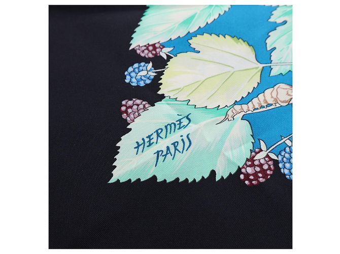 Hermès Black L Arbre de Soie Seidentuch 90 - Ansicht 7