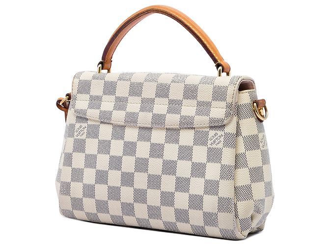 Louis Vuitton White Damier Azur Croisette Bianco - vista 2