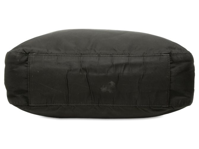Tote Prada Shopper aus schwarzem Tessuto mit Griffen aus Resin - Ansicht 3
