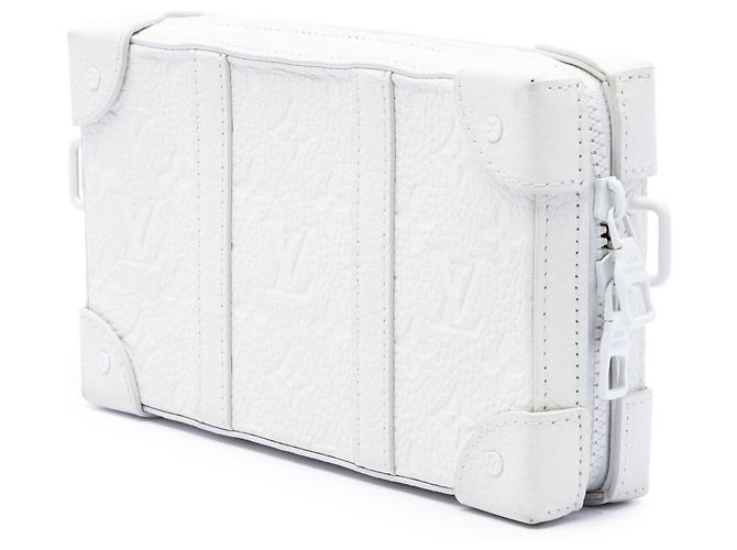 Louis Vuitton White Monogram Taurillon LV Friends Soft Trunk Bianco - vista 2