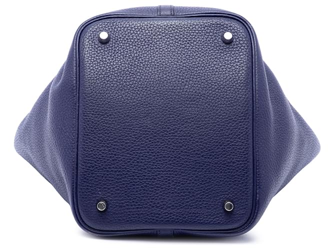 Hermès Blue Clemence Picotin Lock 22 - vista 3