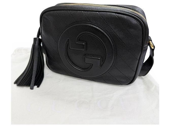 Gucci Blondie Crossbody de piel de becerro negra Small Negro - vista 13