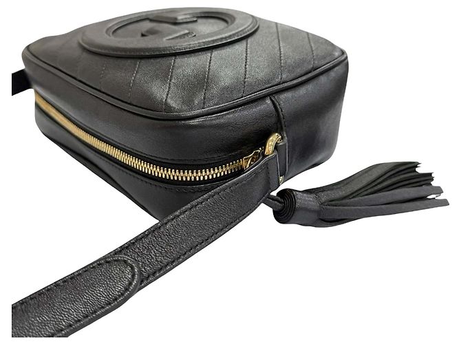 Gucci Blondie Crossbody de piel de becerro negra Small Negro - vista 9