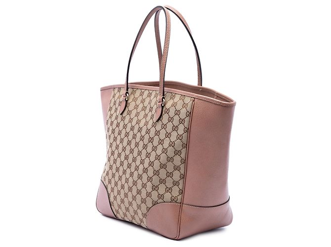 Bolsa Bree Gucci em tela GG bege e couro - vista 2