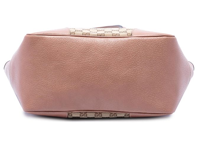 Bolsa Bree Gucci em tela GG bege e couro - vista 3
