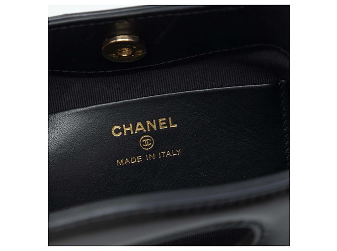 Borsa Shopping 31 Chanel in vitello lucido matelassé Nano Nero - vista 5