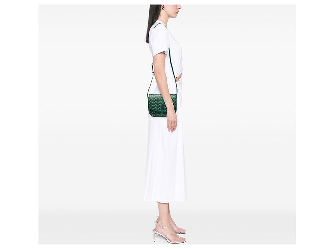 Goyard Green Goyardine Belvedere PM Verde - vista 6