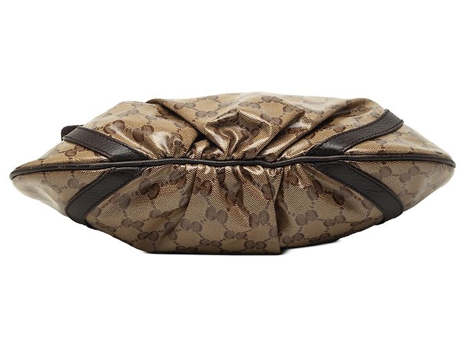 Gucci Beige GG Crystal Abbey D Ring Crossbody-Tasche - Ansicht 3