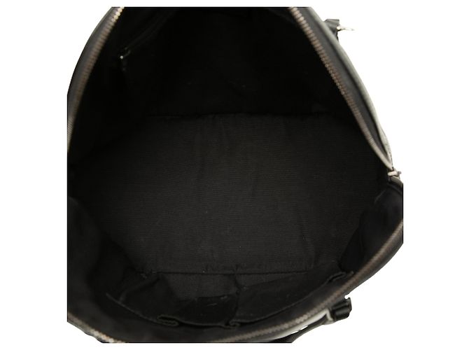 Bolsa Satchel Dome Gucci em couro de bezerro preto tamanho Medium com faixa Web - vista 4