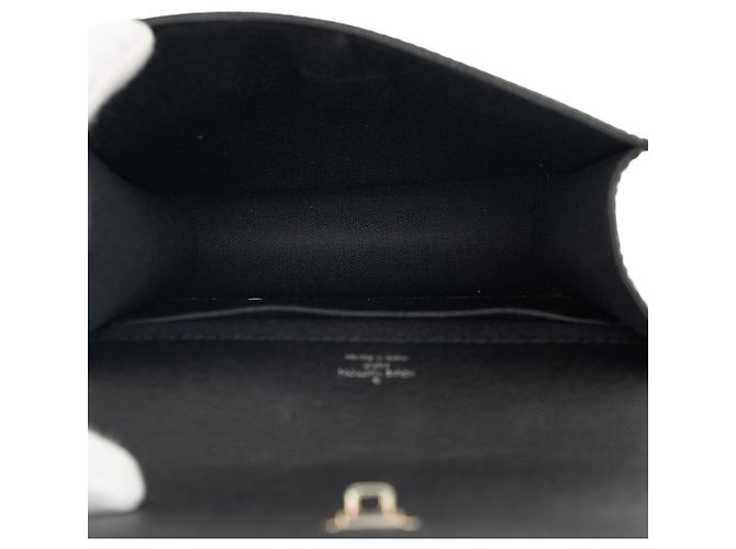 Louis Vuitton Black Taiga Pochette Kurgan Nero - vista 4