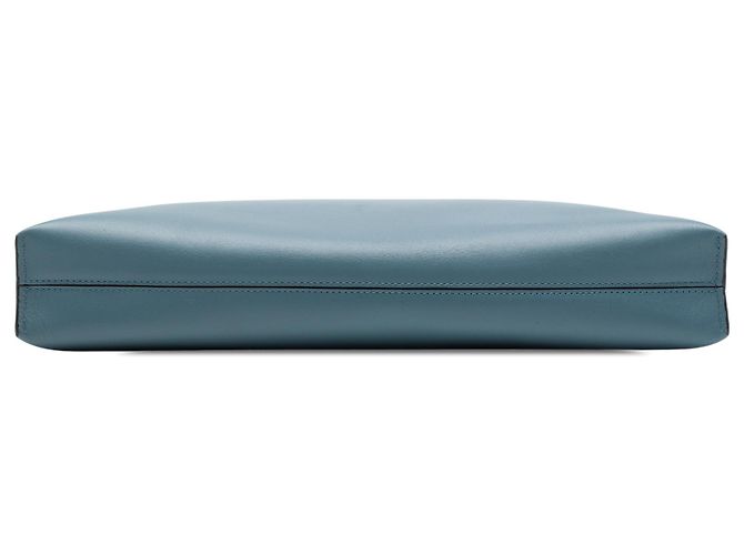 Borsa a tracolla LOEWE Blue Leather Anagram T Pouch Blu chiaro - vista 3