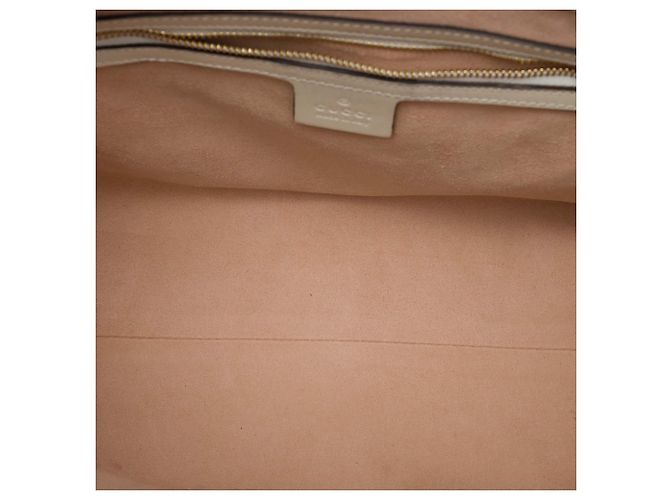 Padlock Bolso Tote Gucci Beige Medium GG Supreme con Candado - vista 4