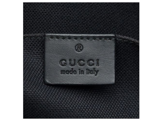 Clutch Gucci Black GG Supreme Web Nero - vista 5