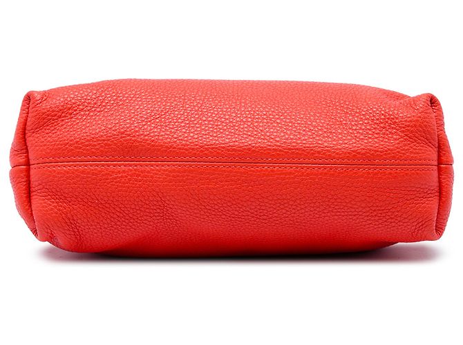 Burberry Clutch The Petal in pelle rossa con tracolla Rosso - vista 3