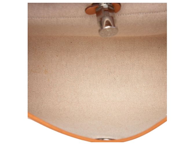 Hermès Beige Toile H Plume Circuit 24 Herbag Zip 31 - vista 4