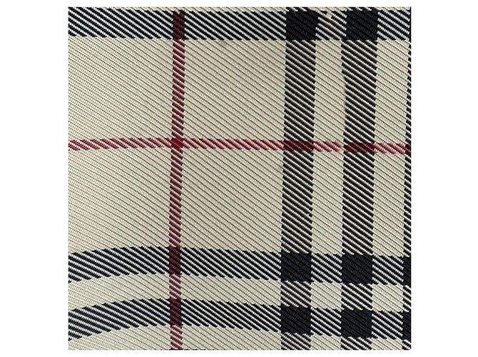 Burberry Beige House Check Canvas Handtasche - Ansicht 10