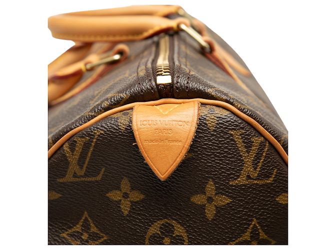 Louis Vuitton Brown Monogram Speedy 40 Marrone - vista 4