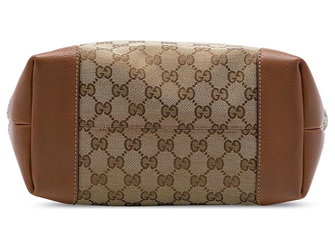 Borsa Tote Gucci Beige GG Canvas GG Charm - vista 3